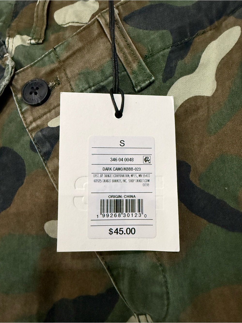 KBB by Kahlana Size Small, NWT Camo Cargo Jogger Pants - Green Camouflage - Picture 7 of 8